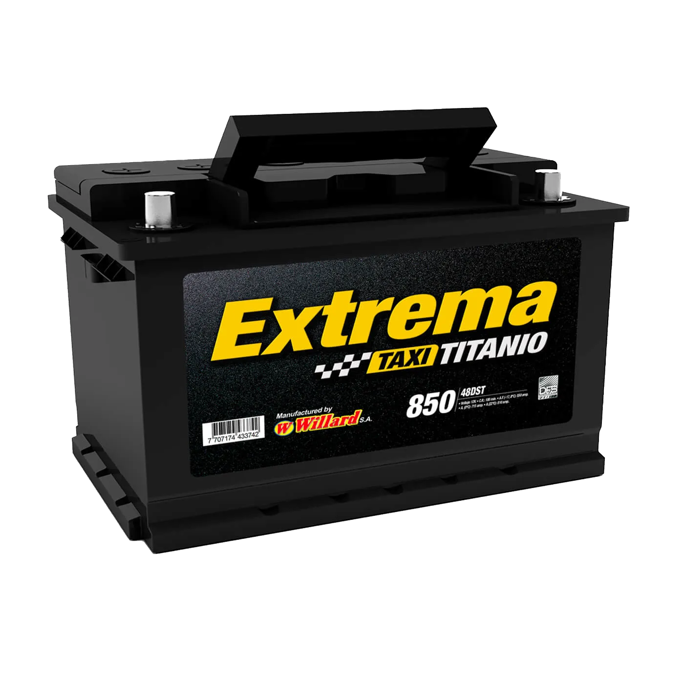 Batería Carro EXTREMA WILLARD 48ST-850